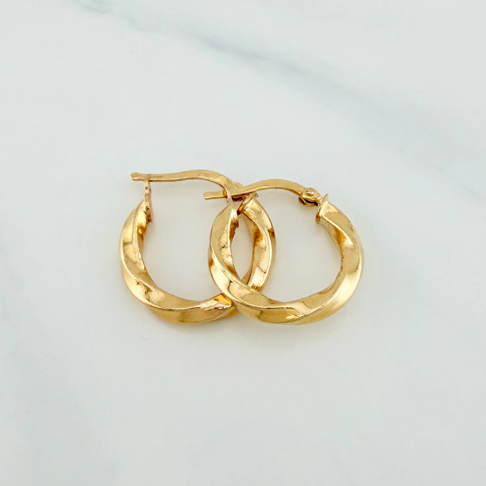 Candongas Kari 2 g / 3/4 in Oro Amarillo 18K