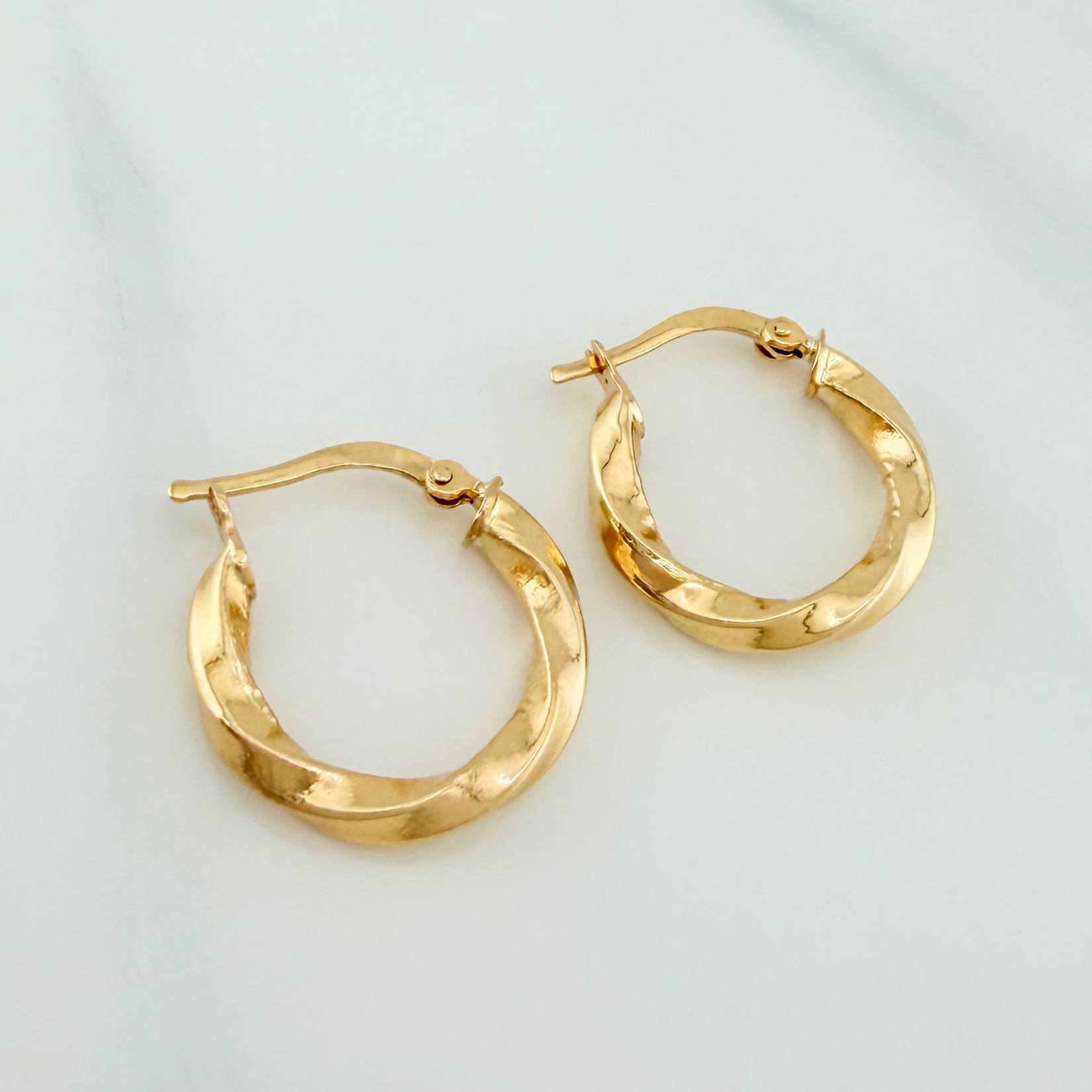 Candongas Kari 2 g / 3/4 in Oro Amarillo 18K