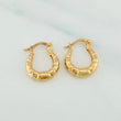 Candongas Bolso Omega 1.15 g / 1/2 in Oro Amarillo 18K