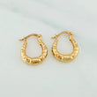 Candongas Bolso Omega 1.15 g / 3/4 in Oro Amarillo 18K