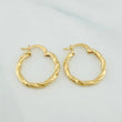 Candongas Mary 1.35 g / 3/4 in Oro Amarillo 18K