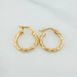 Candongas Mary 1.2 g / 3/4 in Oro Amarillo 18K