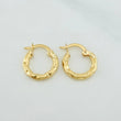 Candongas Kataleya 1.05 g / 1/2 in Oro Amarillo 18K