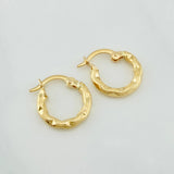 Candongas Kataleya 1.05 g / 1/2 in Oro Amarillo 18K