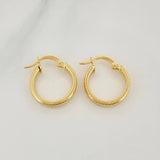 Candongas Fabi 1.7 g / 1/2 in Oro Amarillo 18K