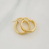 Candongas Fabi 1.7 g / 1/2 in Oro Amarillo 18K