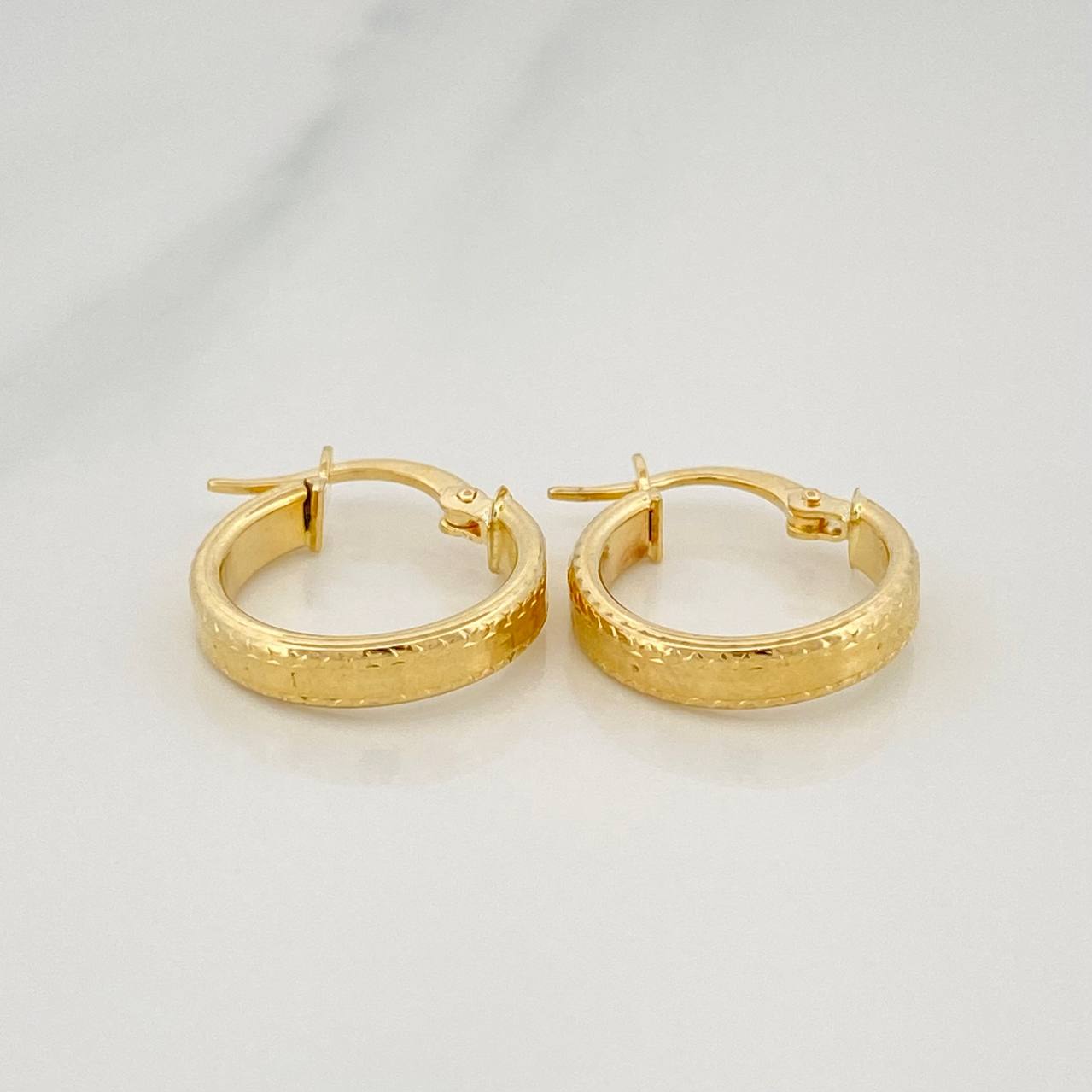 Candongas Fabi 1.7 g / 1/2 in Oro Amarillo 18K