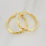 Candongas Linda 2.3 g / 3/4 in Oro Amarillo 18K