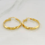 Candongas Linda 2.3 g / 3/4 in Oro Amarillo 18K