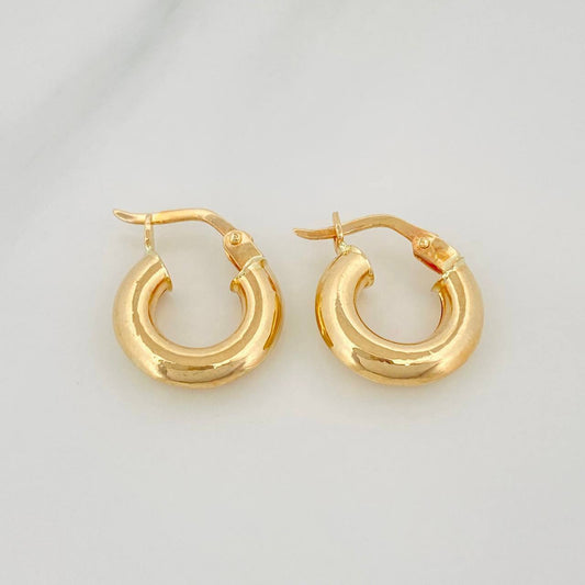Candongas Jass 1.35 g / 1/2 in Oro Amarillo 18K
