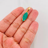 Dije Marquiz Esmeralda 2.83Qts 2.9 g / 1 in Oro Amarillo 18K
