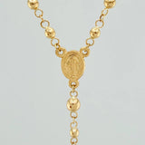 Rosario Virgen Milagrosa 6.1gr / 20 in / 3mm-4mm Oro Amarillo 18K &