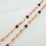 Cadena Rustica Barril GC 18.1gr / 28 3/4 in / 4.6mm Oro Rosa 18K &