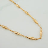 Cadena Rustica Dubai 9.35gr / 24 3/4 in / 2.95mm Oro Amarillo 18K &