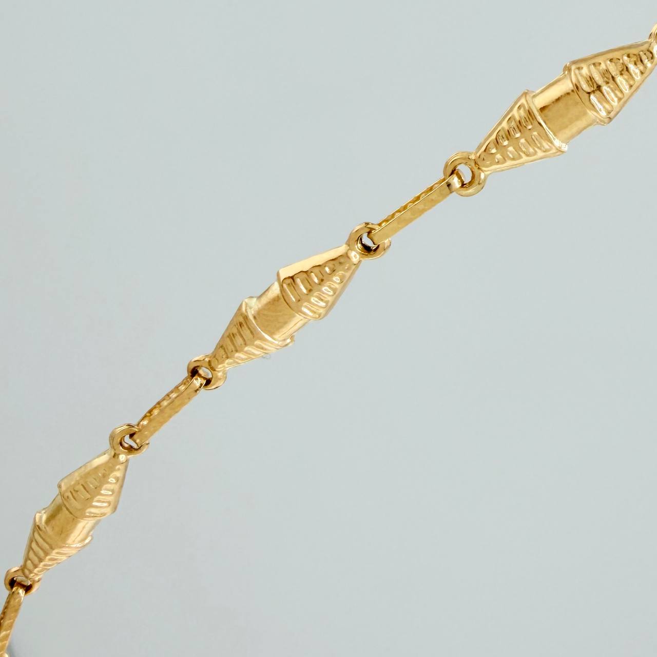 Cadena Rustica Dubai 9.35gr / 24 3/4 in / 2.95mm Oro Amarillo 18K &