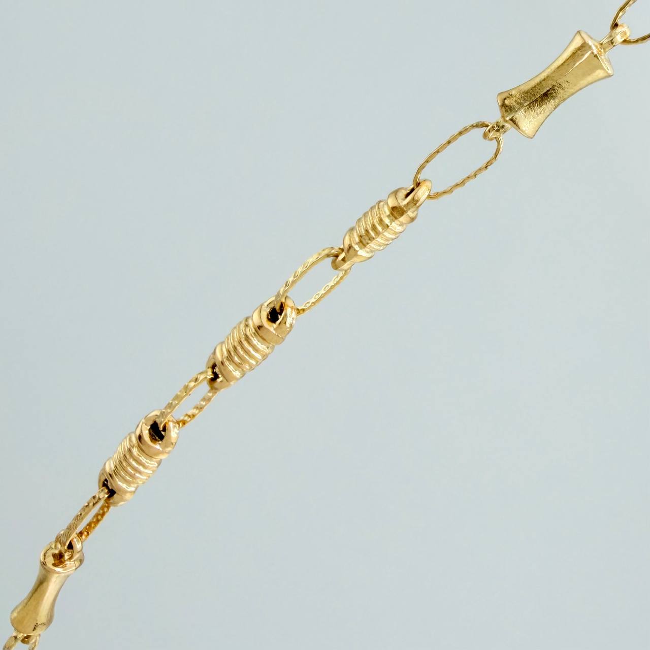 Cadena Rustica Tornillo 9.05gr / 23 1/2 in / 3.5mm Oro Amarillo 18K &