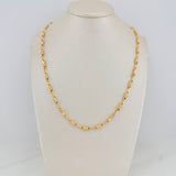 Cadena Rustica Tornillo 9.05gr / 23 1/2 in / 3.5mm Oro Amarillo 18K &