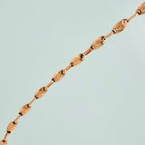 Cadena Rustica Paris 11.45gr / 24 3/4 in / 3.3mm Oro Rosa 18K &