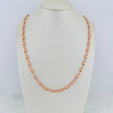 Cadena Rustica Paris 11.45gr / 24 3/4 in / 3.3mm Oro Rosa 18K &