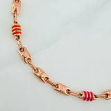 Pulso Rustico Corona 4.6gr / 7 3/4 in / 4.25mm Oro Rosa 18K &