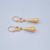 Candongas Lagrima 0.85gr / 1 1/4 in / Oro Amarillo 18K %