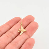 Dije Avion 0.5gr / 3/4 in / Oro Amarillo 18K *