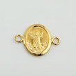 Herraje Divino niño Doble faz 0.5gr / 1/2 in / Oro Amarillo 18K ©