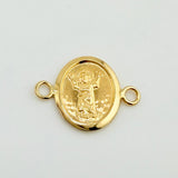 Herraje Divino niño Doble faz 0.5gr / 1/2 in / Oro Amarillo 18K ©