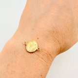 Herraje Divino niño Doble faz 0.6gr / 3/4 in / Oro Amarillo 18K ©