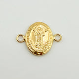 Herraje Divino Niño Doble Faz 0.55gr / 3/4 in / Oro Amarillo 18K