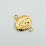 Herraje Divino Niño Doble Faz 0.6gr / 3/4 in / Oro Amarillo 18K