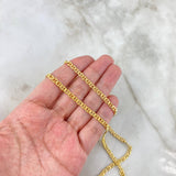 Cadena Escalera 11.1gr / 60cm / 4.4mm Oro Amarillo +3 *
