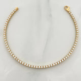 Pulso Tennis 7gr / 7 in / 2.5mm Oro Amarillo +4 18K %