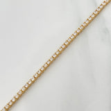 Pulso Tennis 7.7gr / 7 in / 2.5mm Oro Amarillo +4 18K %