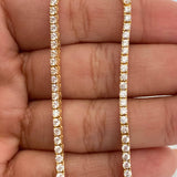 Pulso Tennis 7.7gr / 7 in / 2.5mm Oro Amarillo +4 18K %