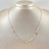 Denarius Type Chain Miraculous Virgin 3.25gr / 17.7in / Three Golds +4 18K ©