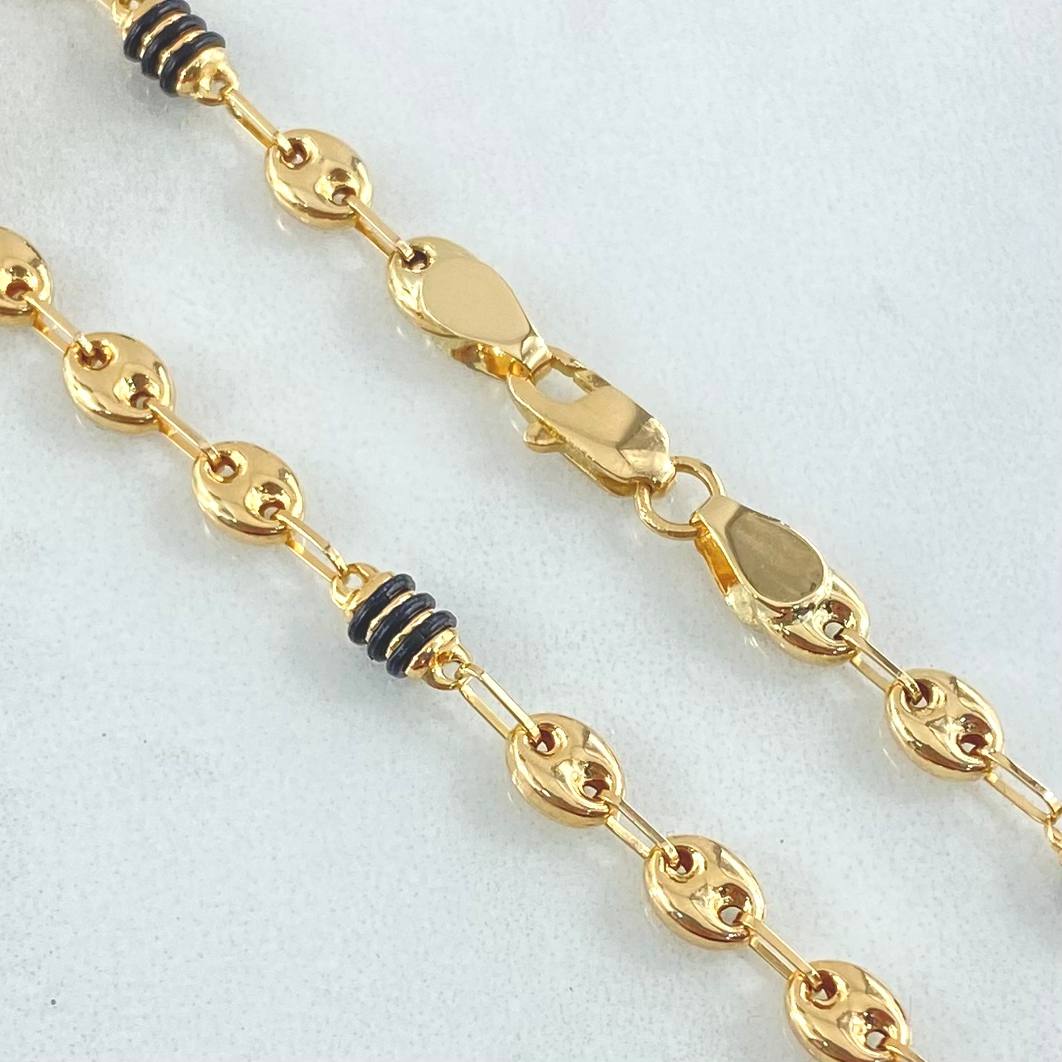Cadena Rústica GC 3x1 9.5gr / 23 1/2 in / 4.5mm Oro Amarillo 18K ©