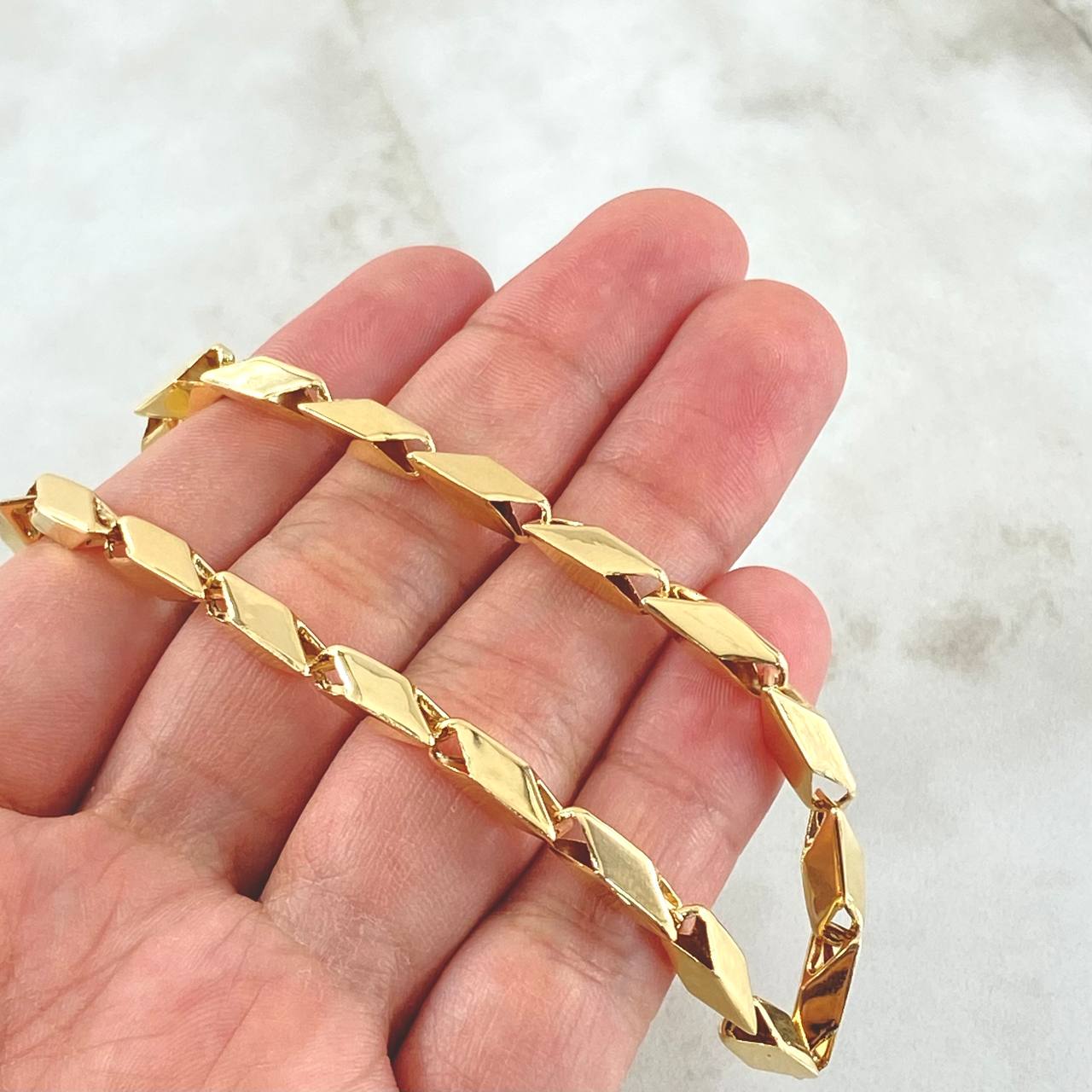 Dragon Scale Chain 14.05gr / 19.7in / 18K Gold ©