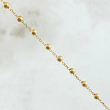 Miraculous Virgin Rosary Polished Cross 3.2gr / 17.7in / 18K Yellow Gold +4 ©
