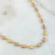 Rustic Canotilla Chain 9.7gr / 23.6in / 18K Gold Three Tones