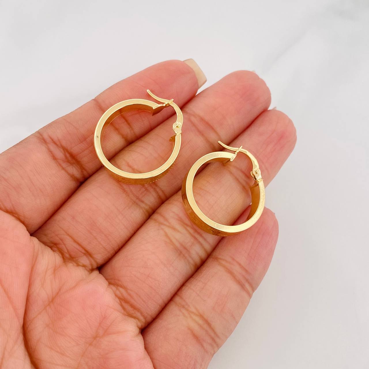 Candongas Tribal 2.75 g / 1 in Oro Amarillo 18K