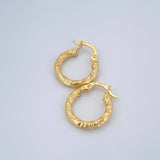 Candongas Majo 1.3gr / 3/4 in / Oro Amarillo 18K &