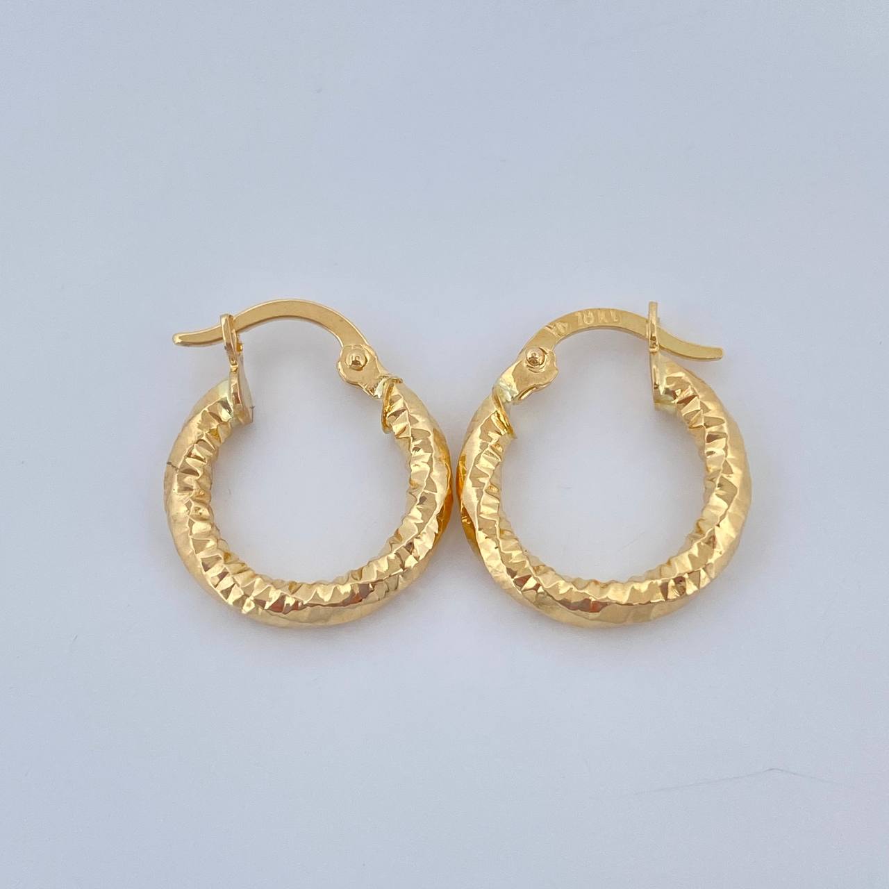 Candongas Majo 1.3gr / 3/4 in / Oro Amarillo 18K &