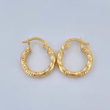 Candongas Majo 1.3gr / 3/4 in / Oro Amarillo 18K &