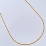 Cadena China 3gr / 23 3/4 in / 1.3mm Oro Amarillo +1 18K &