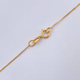 Cadena Veneciana 0.85gr / 17 3/4 in / 0.45mm Oro Amarillo +3 18K %