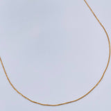 Cadena Veneciana 0.8gr / 17 3/4 in / 0.4mm Oro Amarillo +3 18K %