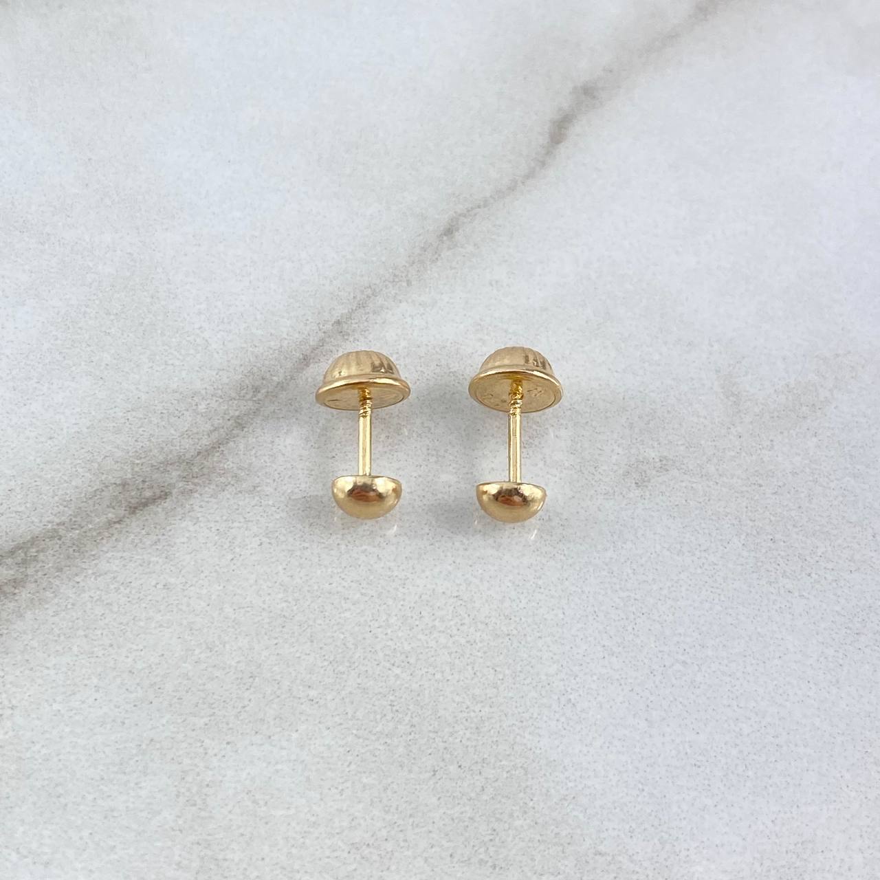 Topos Media Bola 4mm 0.45gr Lisa Oro Amarillo