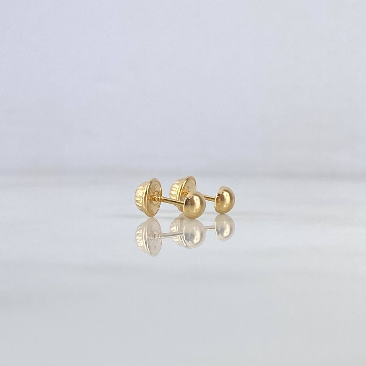 Topos Media Bola 0.45gr / 4mm Lisa Oro Amarillo 18K