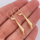 Candongas Lagrima 1.75gr / 1 1/2 in / Oro Amarillo 18K %